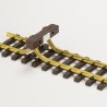 Buffer stop rail